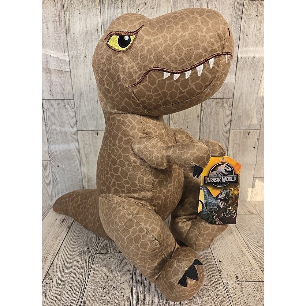 Jurassic World Dinosaur Tyrannosaurus Rex T-Rex 12" Plush Toy Stuffed Animal NEW
